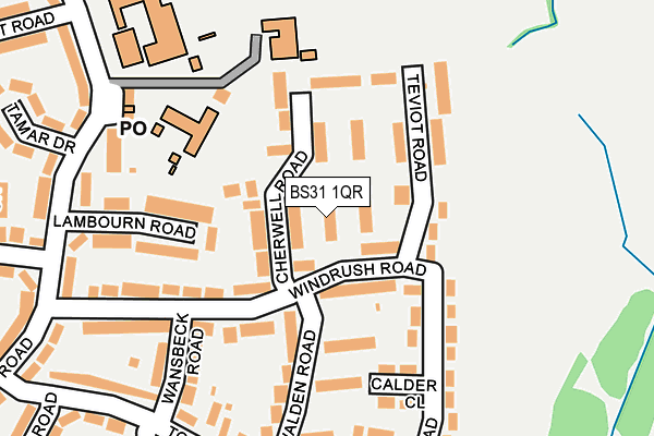 BS31 1QR map - OS OpenMap – Local (Ordnance Survey) BS31 1QR map - OS OpenMap – Local (Ordnance Survey)