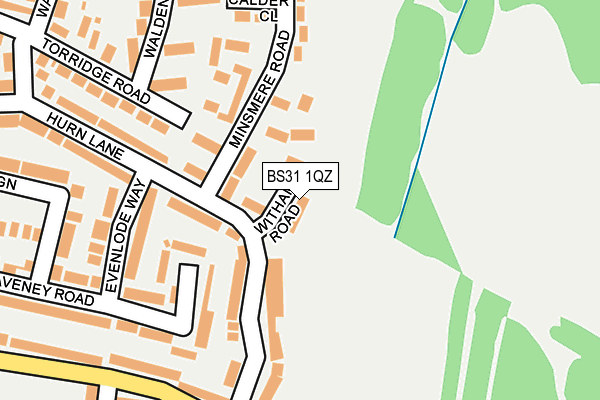 BS31 1QZ map - OS OpenMap – Local (Ordnance Survey) BS31 1QZ map - OS OpenMap – Local (Ordnance Survey)