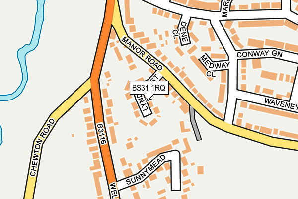 BS31 1RQ map - OS OpenMap – Local (Ordnance Survey) BS31 1RQ map - OS OpenMap – Local (Ordnance Survey)