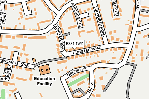 BS31 1WZ map - OS OpenMap – Local (Ordnance Survey) BS31 1WZ map - OS OpenMap – Local (Ordnance Survey)