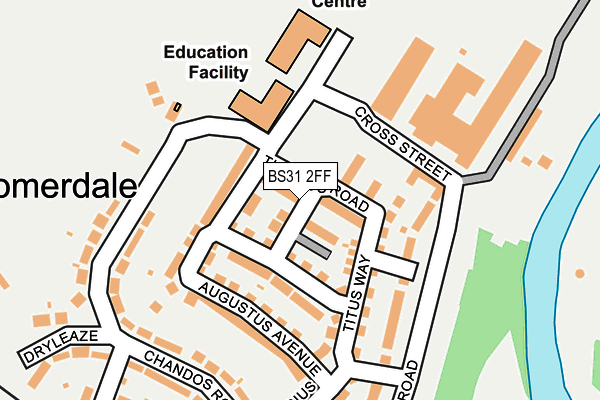 BS31 2FF map - OS OpenMap – Local (Ordnance Survey) BS31 2FF map - OS OpenMap – Local (Ordnance Survey)