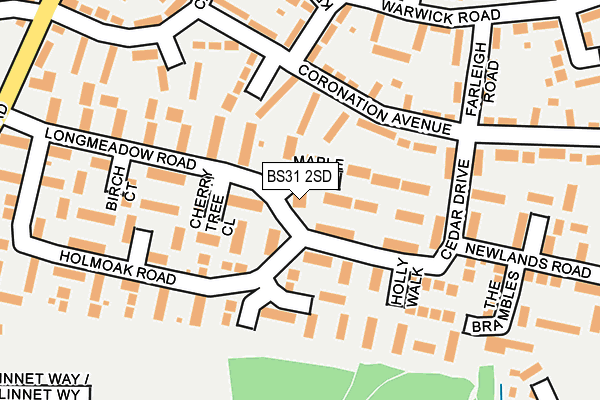 BS31 2SD map - OS OpenMap – Local (Ordnance Survey) BS31 2SD map - OS OpenMap – Local (Ordnance Survey)
