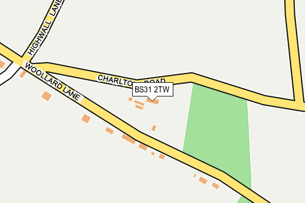 BS31 2TW map - OS OpenMap – Local (Ordnance Survey) BS31 2TW map - OS OpenMap – Local (Ordnance Survey)