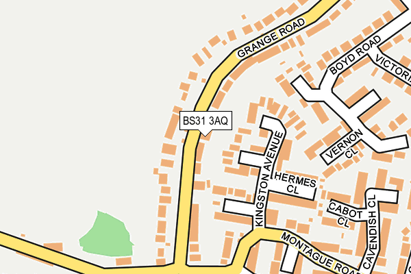 BS31 3AQ map - OS OpenMap – Local (Ordnance Survey) BS31 3AQ map - OS OpenMap – Local (Ordnance Survey)