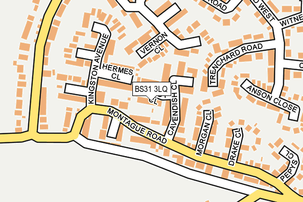 BS31 3LQ map - OS OpenMap – Local (Ordnance Survey) BS31 3LQ map - OS OpenMap – Local (Ordnance Survey)