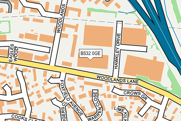 BS32 0GE map - OS OpenMap – Local (Ordnance Survey) BS32 0GE map - OS OpenMap – Local (Ordnance Survey)
