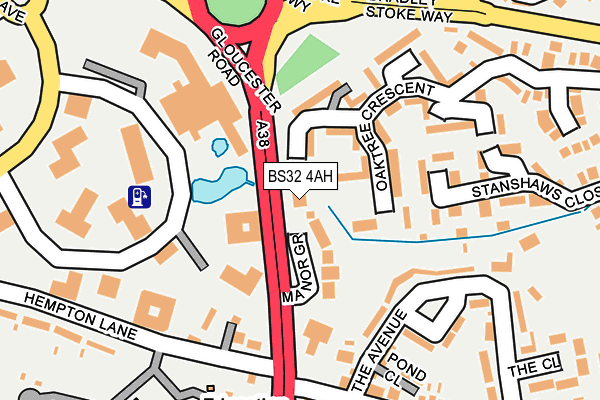 BS32 4AH map - OS OpenMap – Local (Ordnance Survey) BS32 4AH map - OS OpenMap – Local (Ordnance Survey)