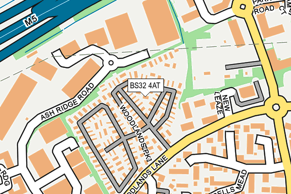 BS32 4AT map - OS OpenMap – Local (Ordnance Survey) BS32 4AT map - OS OpenMap – Local (Ordnance Survey)