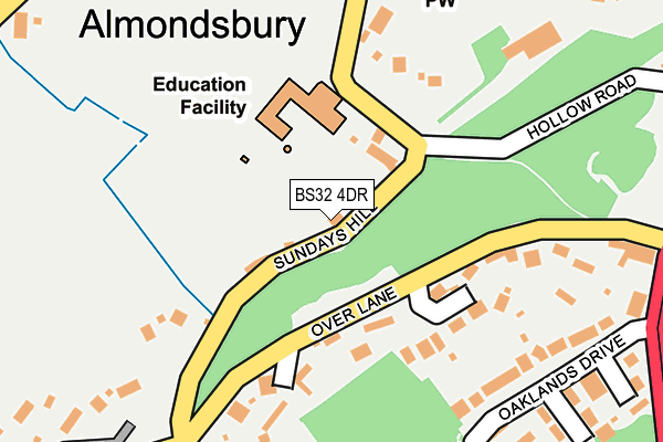 BS32 4DR map - OS OpenMap – Local (Ordnance Survey) BS32 4DR map - OS OpenMap – Local (Ordnance Survey)