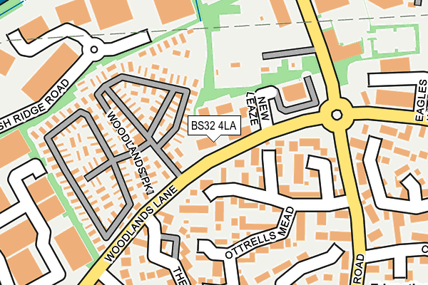 BS32 4LA map - OS OpenMap – Local (Ordnance Survey) BS32 4LA map - OS OpenMap – Local (Ordnance Survey)