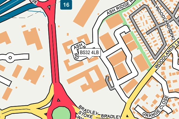 BS32 4LB map - OS OpenMap – Local (Ordnance Survey) BS32 4LB map - OS OpenMap – Local (Ordnance Survey)