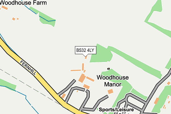 BS32 4LY map - OS OpenMap – Local (Ordnance Survey) BS32 4LY map - OS OpenMap – Local (Ordnance Survey)