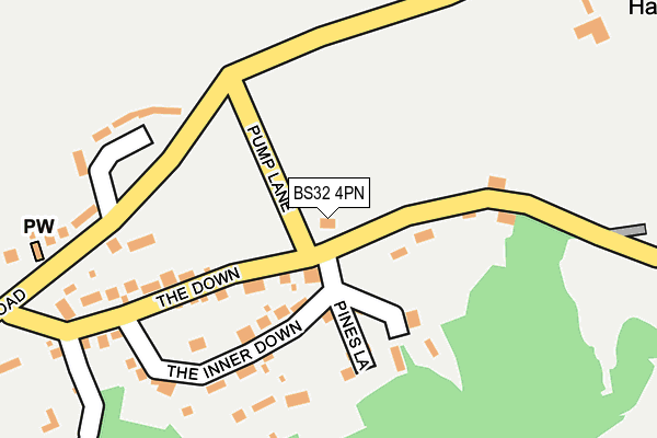 BS32 4PN map - OS OpenMap – Local (Ordnance Survey) BS32 4PN map - OS OpenMap – Local (Ordnance Survey)