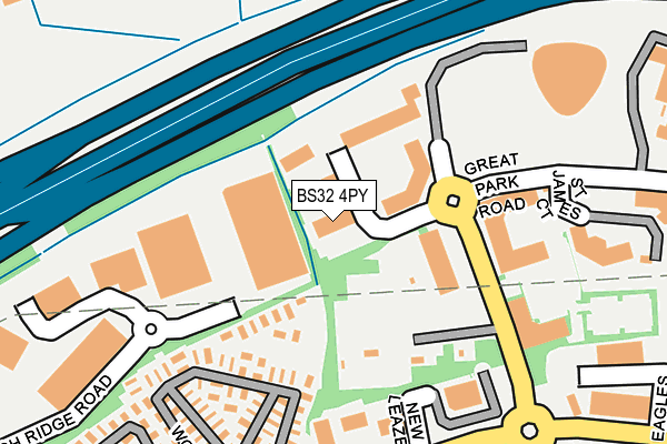 BS32 4PY map - OS OpenMap – Local (Ordnance Survey) BS32 4PY map - OS OpenMap – Local (Ordnance Survey)