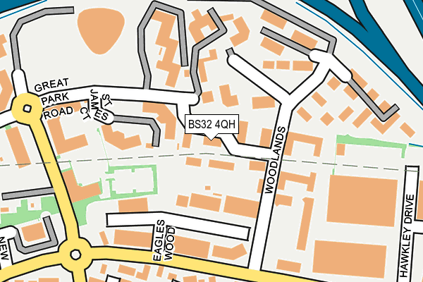 BS32 4QH map - OS OpenMap – Local (Ordnance Survey) BS32 4QH map - OS OpenMap – Local (Ordnance Survey)