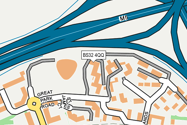 BS32 4QQ map - OS OpenMap – Local (Ordnance Survey) BS32 4QQ map - OS OpenMap – Local (Ordnance Survey)