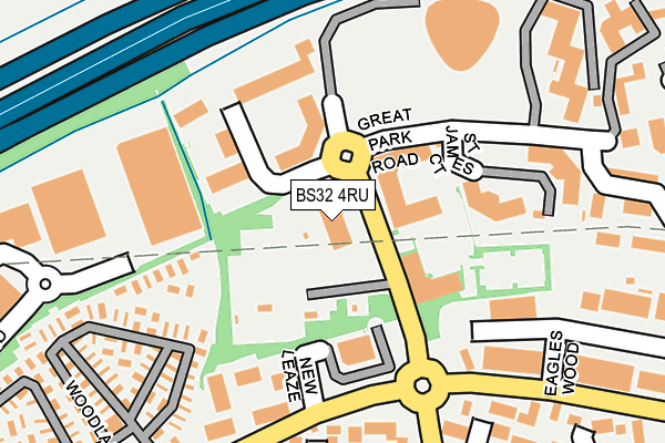 BS32 4RU map - OS OpenMap – Local (Ordnance Survey) BS32 4RU map - OS OpenMap – Local (Ordnance Survey)