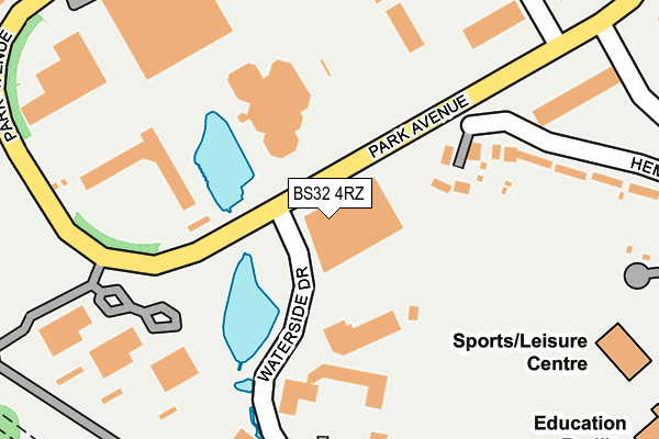 BS32 4RZ map - OS OpenMap – Local (Ordnance Survey) BS32 4RZ map - OS OpenMap – Local (Ordnance Survey)