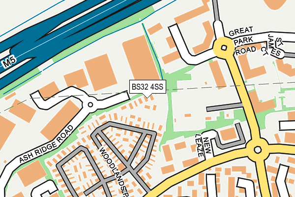 BS32 4SS map - OS OpenMap – Local (Ordnance Survey) BS32 4SS map - OS OpenMap – Local (Ordnance Survey)