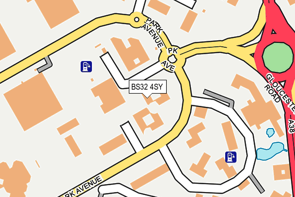 BS32 4SY map - OS OpenMap – Local (Ordnance Survey) BS32 4SY map - OS OpenMap – Local (Ordnance Survey)