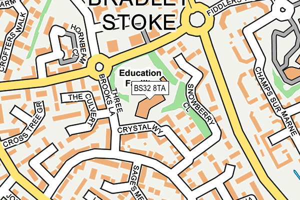 BS32 8TA map - OS OpenMap – Local (Ordnance Survey) BS32 8TA map - OS OpenMap – Local (Ordnance Survey)
