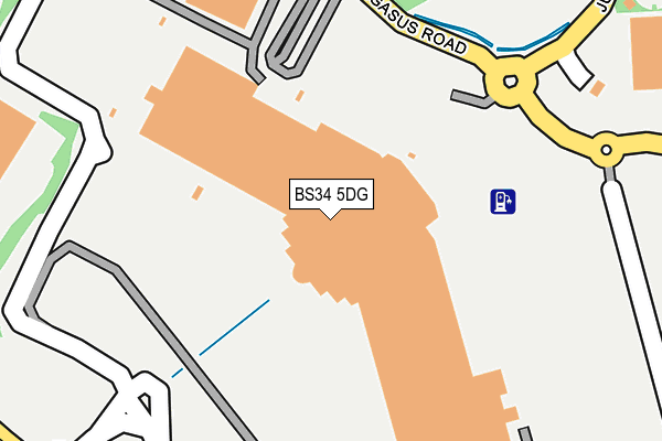 BS34 5DG map - OS OpenMap – Local (Ordnance Survey) BS34 5DG map - OS OpenMap – Local (Ordnance Survey)
