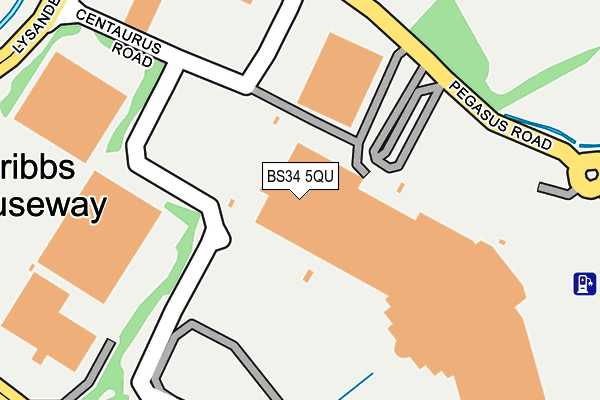 BS34 5QU map - OS OpenMap – Local (Ordnance Survey) BS34 5QU map - OS OpenMap – Local (Ordnance Survey)