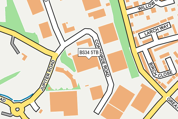 BS34 5TB map - OS OpenMap – Local (Ordnance Survey) BS34 5TB map - OS OpenMap – Local (Ordnance Survey)