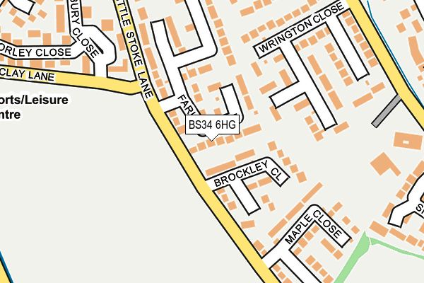 BS34 6HG map - OS OpenMap – Local (Ordnance Survey) BS34 6HG map - OS OpenMap – Local (Ordnance Survey)