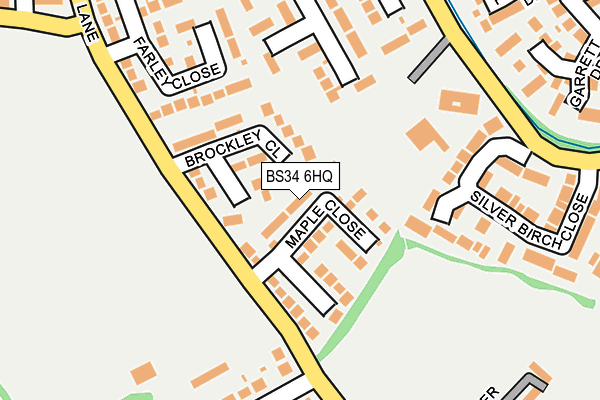 BS34 6HQ map - OS OpenMap – Local (Ordnance Survey) BS34 6HQ map - OS OpenMap – Local (Ordnance Survey)