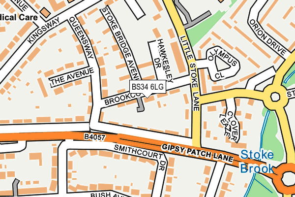 BS34 6LG map - OS OpenMap – Local (Ordnance Survey) BS34 6LG map - OS OpenMap – Local (Ordnance Survey)
