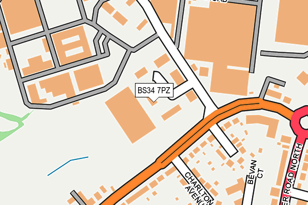 BS34 7PZ map - OS OpenMap – Local (Ordnance Survey) BS34 7PZ map - OS OpenMap – Local (Ordnance Survey)