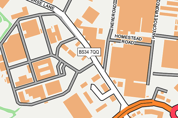 BS34 7QQ map - OS OpenMap – Local (Ordnance Survey) BS34 7QQ map - OS OpenMap – Local (Ordnance Survey)