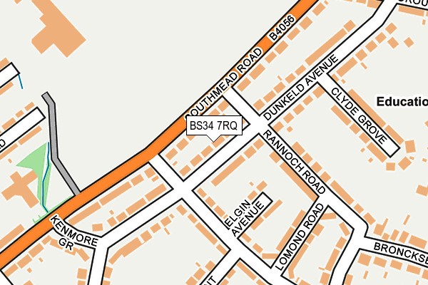 BS34 7RQ map - OS OpenMap – Local (Ordnance Survey) BS34 7RQ map - OS OpenMap – Local (Ordnance Survey)