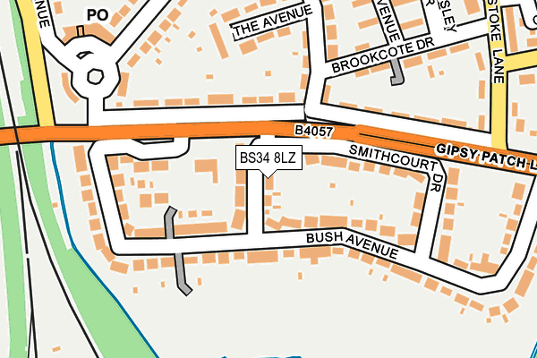 BS34 8LZ map - OS OpenMap – Local (Ordnance Survey) BS34 8LZ map - OS OpenMap – Local (Ordnance Survey)