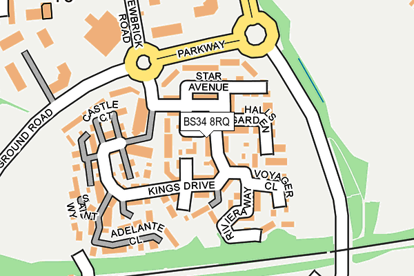 BS34 8RQ map - OS OpenMap – Local (Ordnance Survey) BS34 8RQ map - OS OpenMap – Local (Ordnance Survey)