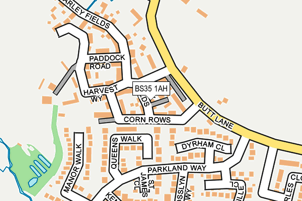 BS35 1AH map - OS OpenMap – Local (Ordnance Survey) BS35 1AH map - OS OpenMap – Local (Ordnance Survey)