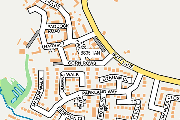 BS35 1AN map - OS OpenMap – Local (Ordnance Survey) BS35 1AN map - OS OpenMap – Local (Ordnance Survey)