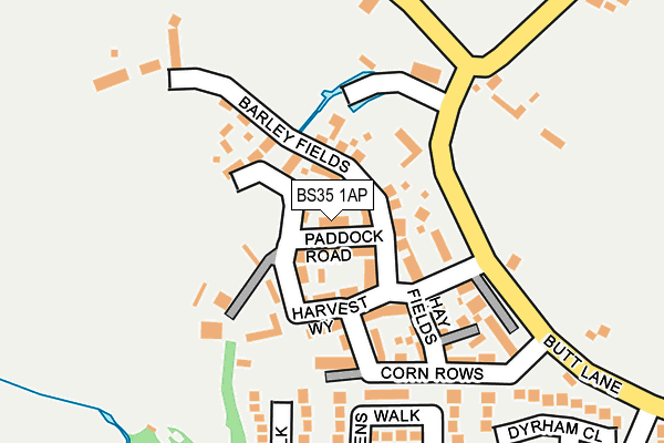 BS35 1AP map - OS OpenMap – Local (Ordnance Survey) BS35 1AP map - OS OpenMap – Local (Ordnance Survey)