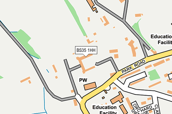 BS35 1HH map - OS OpenMap – Local (Ordnance Survey) BS35 1HH map - OS OpenMap – Local (Ordnance Survey)