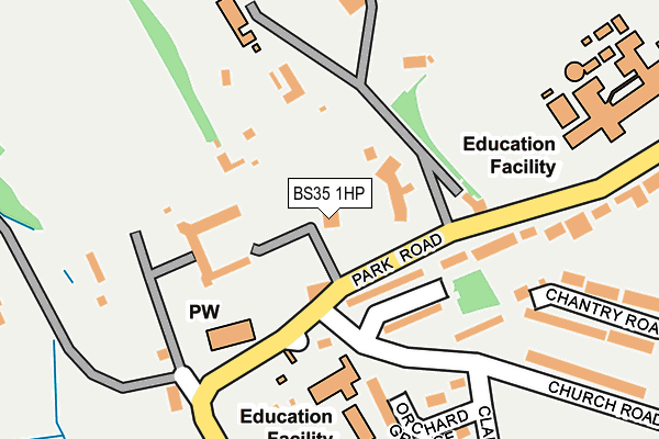 BS35 1HP map - OS OpenMap – Local (Ordnance Survey) BS35 1HP map - OS OpenMap – Local (Ordnance Survey)