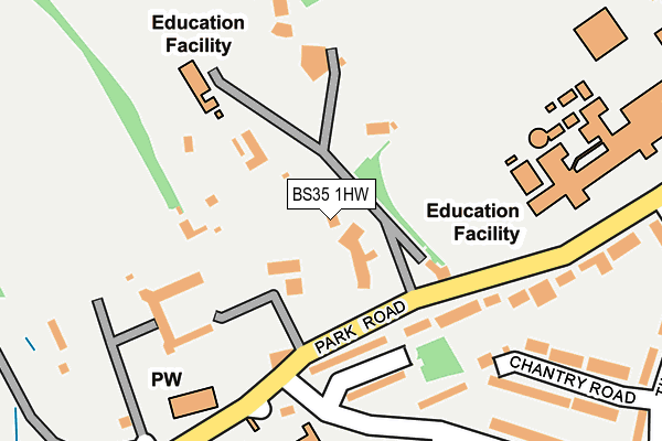 BS35 1HW map - OS OpenMap – Local (Ordnance Survey) BS35 1HW map - OS OpenMap – Local (Ordnance Survey)