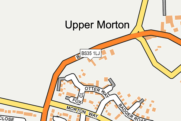 BS35 1LJ map - OS OpenMap – Local (Ordnance Survey) BS35 1LJ map - OS OpenMap – Local (Ordnance Survey)