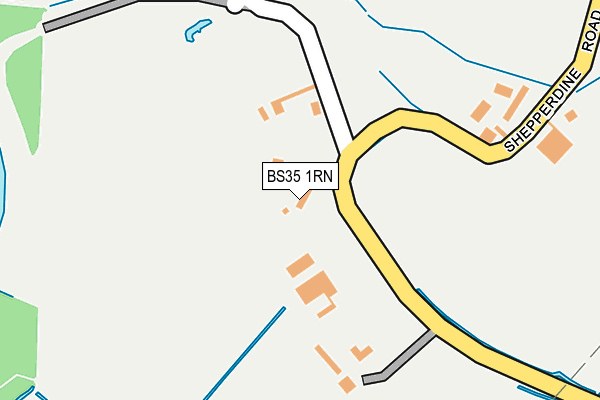 BS35 1RN map - OS OpenMap – Local (Ordnance Survey) BS35 1RN map - OS OpenMap – Local (Ordnance Survey)