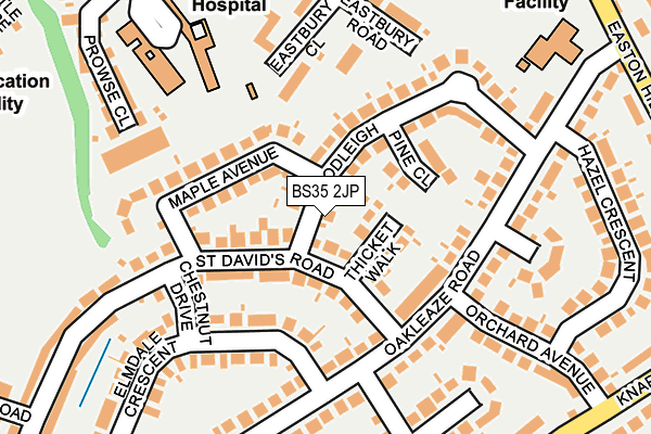 BS35 2JP map - OS OpenMap – Local (Ordnance Survey) BS35 2JP map - OS OpenMap – Local (Ordnance Survey)