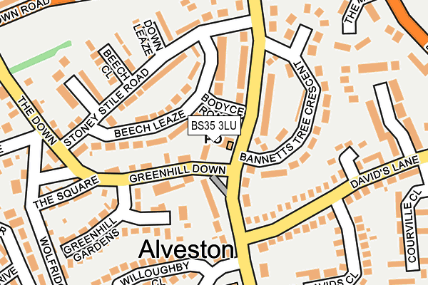 BS35 3LU map - OS OpenMap – Local (Ordnance Survey) BS35 3LU map - OS OpenMap – Local (Ordnance Survey)