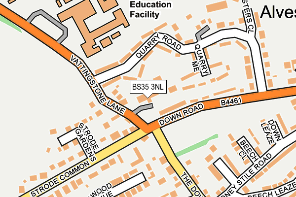 BS35 3NL map - OS OpenMap – Local (Ordnance Survey) BS35 3NL map - OS OpenMap – Local (Ordnance Survey)