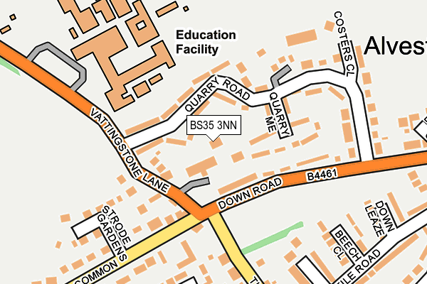 BS35 3NN map - OS OpenMap – Local (Ordnance Survey) BS35 3NN map - OS OpenMap – Local (Ordnance Survey)