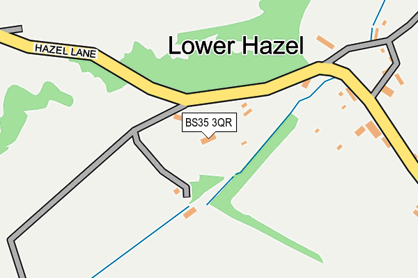BS35 3QR map - OS OpenMap – Local (Ordnance Survey) BS35 3QR map - OS OpenMap – Local (Ordnance Survey)