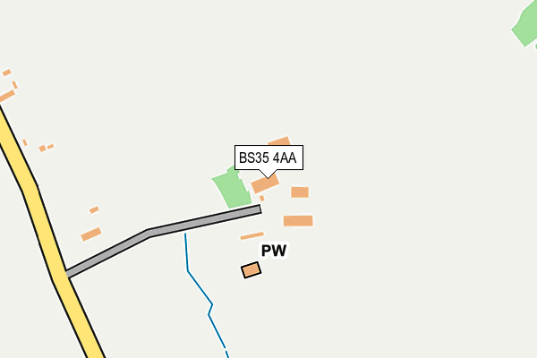 BS35 4AA map - OS OpenMap – Local (Ordnance Survey) BS35 4AA map - OS OpenMap – Local (Ordnance Survey)